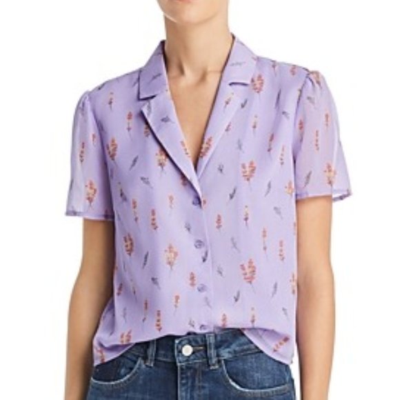 Re: Named Tasha Button-Down Floral Shirt Small - Picture 1 of 8